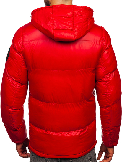 Homme Blouson d'hiver matelassé Rouge Bolf 5M3198