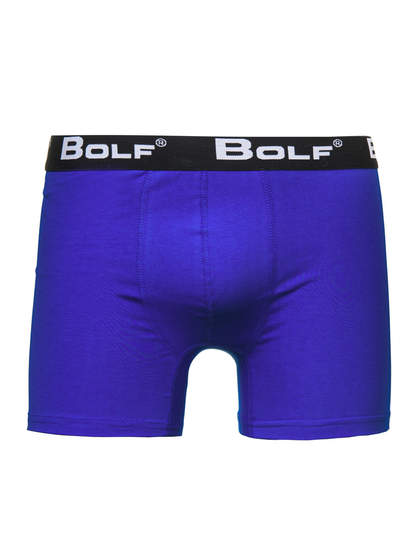 Boxer pour homme bleu cobalt Bolf 0953-2P 2 PACK