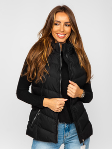 Gilet matelassé pour femme noir Bolf 5M719