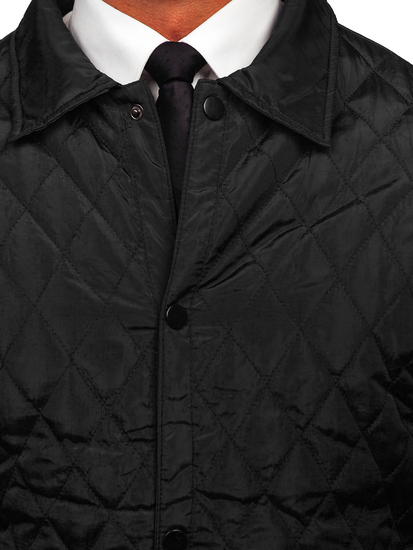 Blouson de transition matelassé pour homme noir Bolf M13081