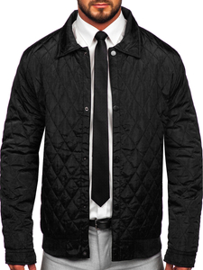 Blouson de transition matelassé pour homme noir Bolf M13081