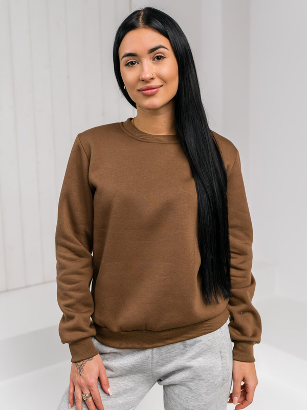 Femme Sweat-shirt Chocolat Bolf W01A1