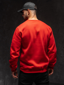 Homme Sweat-shirt Rouge Bolf 2001A1
