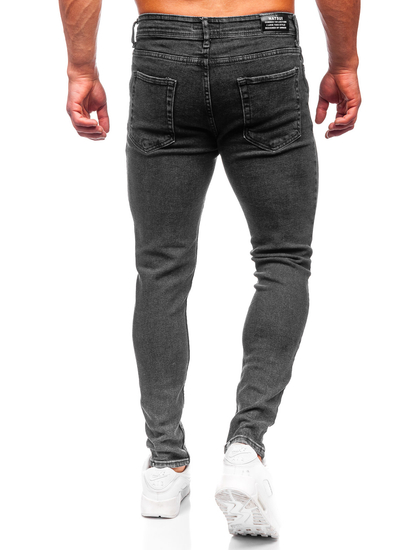 Homme Pantalon en jean regular fit Noir Bolf 6027