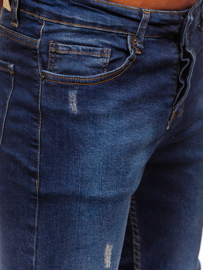 Homme Pantalon en jean regular fit Bleu foncé Bolf 6760