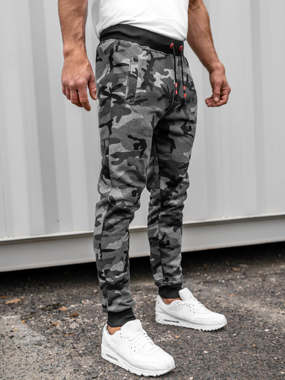 Pantalon de sport pour homme camo-graphite Bolf KZ15A