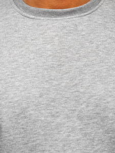 Sweat-shirt gris foncé sans capuche pour homme Bolf 2001