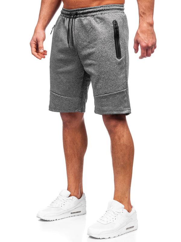 Short de sport pour homme graphite Bolf 8K929