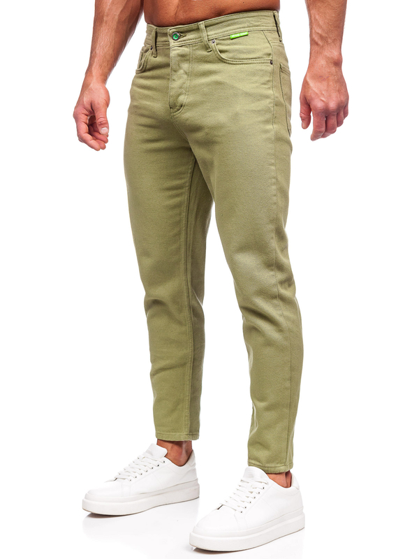 Pantalon en tissu pour homme vert Bolf GT