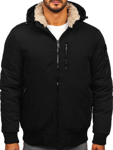 Homme Blouson d'hiver Noir Bolf 25M9805