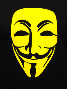 Tee-shirt imprimé pour homme noir Bolf 14400