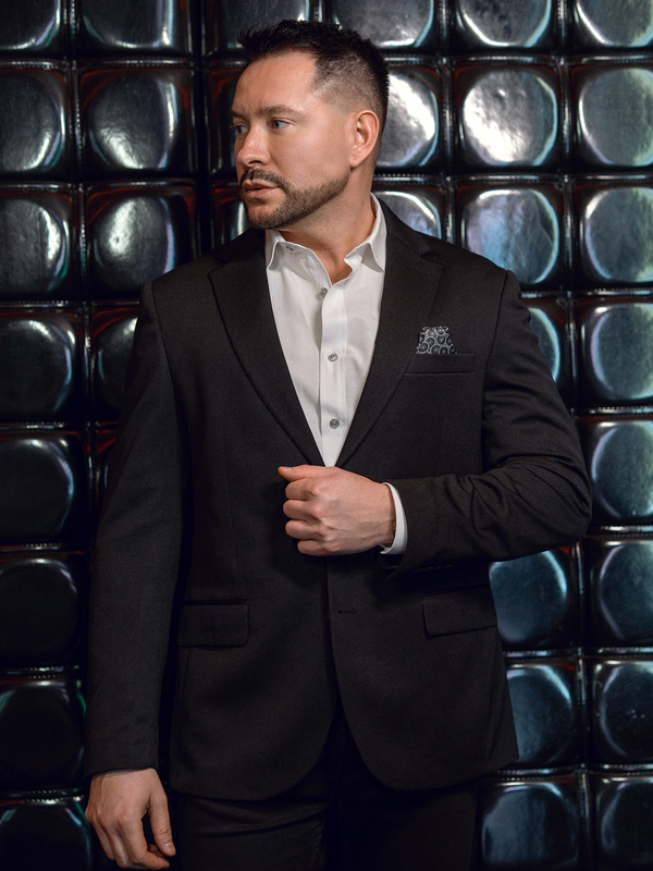 Veste de costume homme casual noire Bolf 24401-1