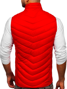Gilet matelassé pour homme rouge Bolf 13073