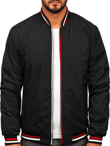 Blouson bomber de transition pour homme noir Bolf 84M3001