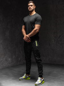 Homme Pantalon de sport Noir Bolf 55037A1