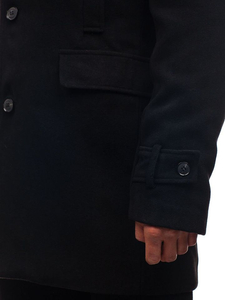 Manteau d'hiver pour homme noir Bolf 1808