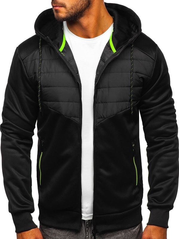 Blouson de transition pour homme noir Bolf KS2149
