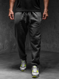 Homme Pantalon jogger Graphite Bolf XW01-D
