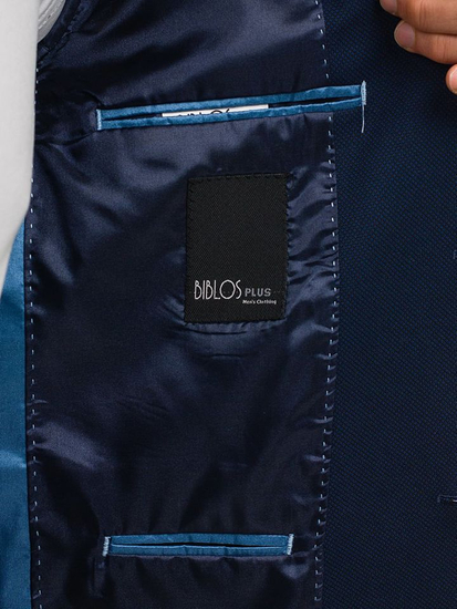 La veste élégante pour homme bleue foncée Bolf 1050