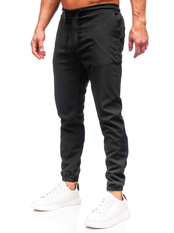 Homme Pantalon jogger Noir Bolf 0065