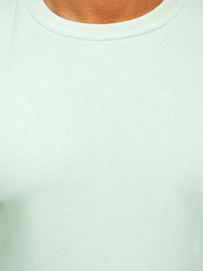 Sweat-shirt menthe clair sans capuche pour homme Bolf 2001  