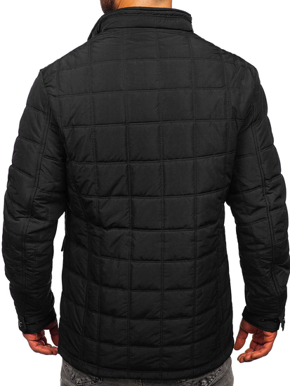 Homme Blouson à mi-saison matelassé Noir Bolf 5M709