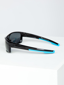 Lunettes de soleil noir-bleu Bolf MIAMI7
