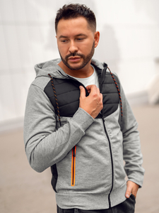 Blouson de transition pour homme gris Bolf KS2149