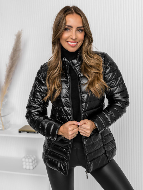 Femme Blouson de transition matelassé Noir Bolf 16M9110