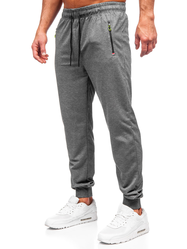 Homme Pantalon jogger Gris Bolf JX6107