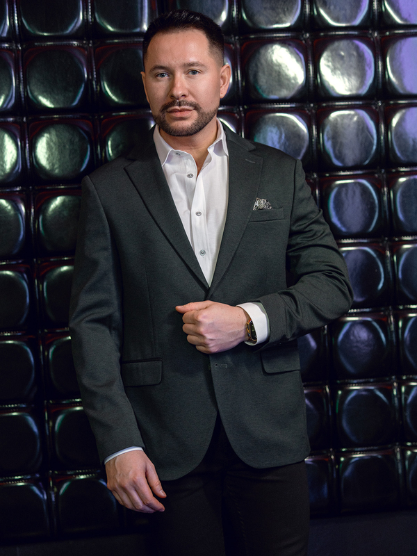 Veste de costume homme casual verte Bolf 24401-1