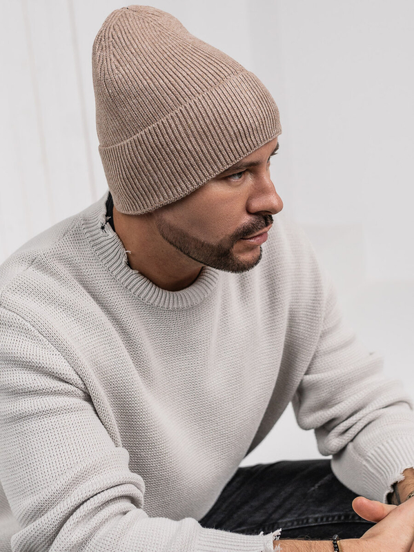 Homme Bonnet d'hiver chaud Marron Bolf 387045