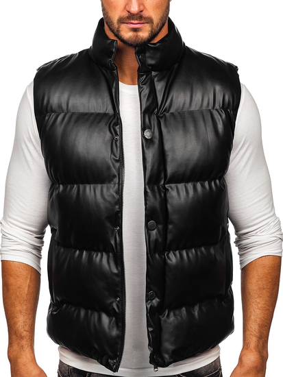 Gilet matelassé pour homme noir Bolf 0023
