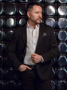 Veste de costume homme casual noire Bolf 24401-1