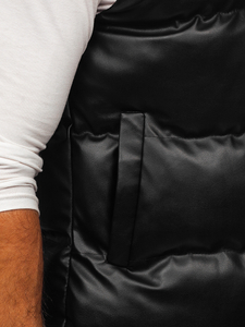 Homme Gilet matelassé Noir Bolf 0023-A