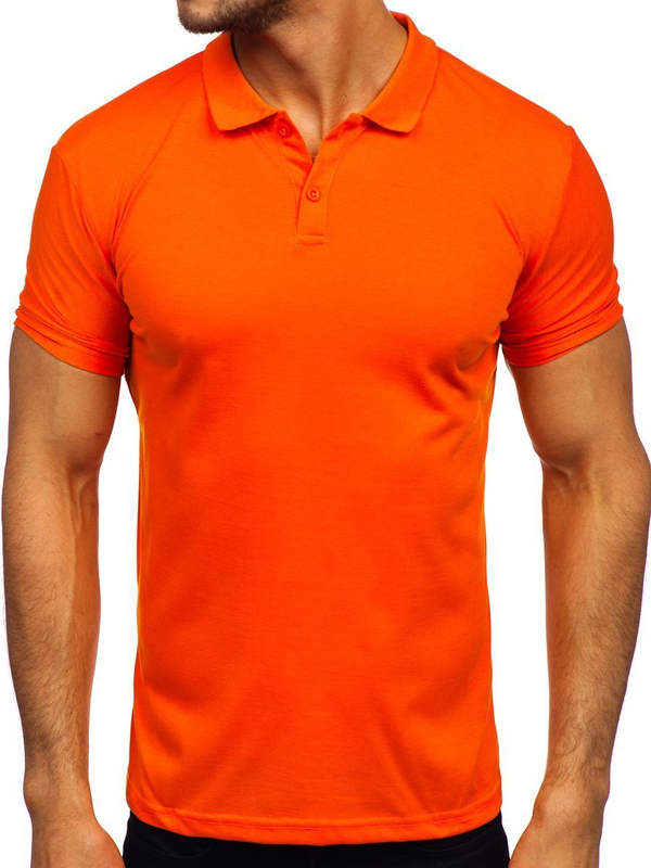 Polo orange pour homme Bolf GD02