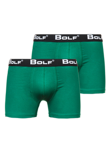 Boxer pour homme vert Bolf 0953-2P 2 PACK
