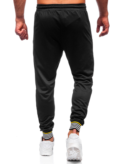 Pantalon jogger pour homme noir Bolf K10332