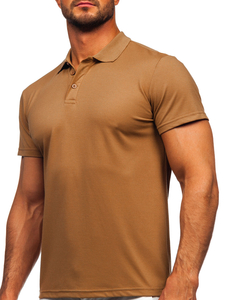 Homme Polo Marron Bolf 8T80
