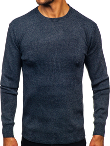 Homme Pull Bleu foncé Bolf S8712