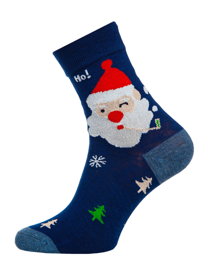 Homme Chaussettes avec le thème de Noël Multicolore-1 Bolf M898-7P-1 7 PACK