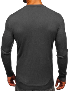 Cardigan avec fermeture pour homme anthracite Bolf MM6006