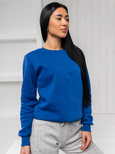 Femme Sweat-shirt Bleu cobalt Bolf W01A1