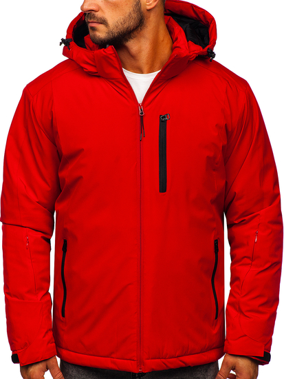 Blouson d'hiver sportif pour homme rouge Bolf HH011