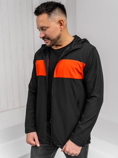 Homme Blouson coupe-vent Noir Bolf HM147A1