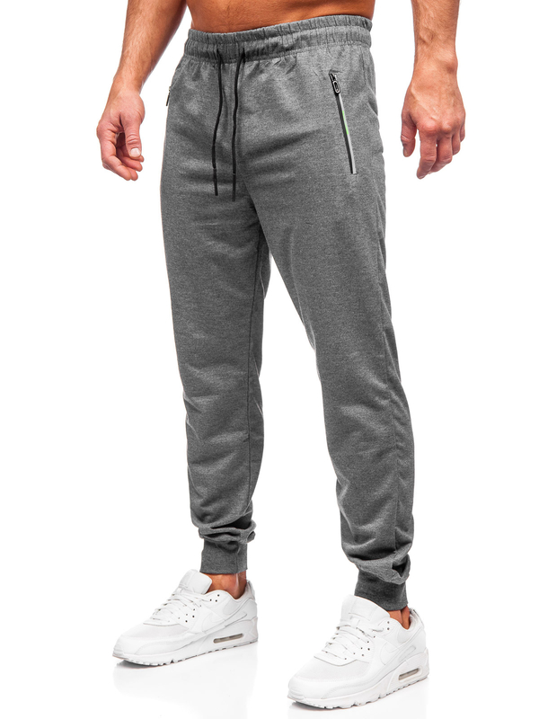 Homme Pantalon jogger Gris Bolf JX6108