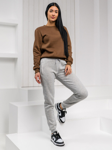 Femme Sweat-shirt Chocolat Bolf W01A1