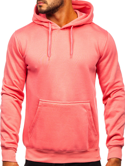 Survêtement avec sweat-shirt à capuche kangourou pour homme rose Bolf D002-53