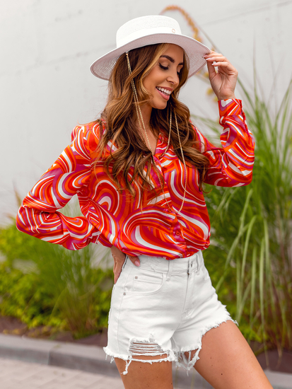 Short en jean pour femme blanc Bolf A63