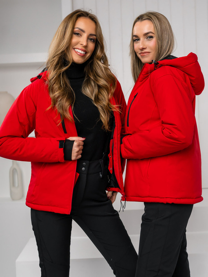 Femme Blouson d'hiver Rouge Bolf HH012B